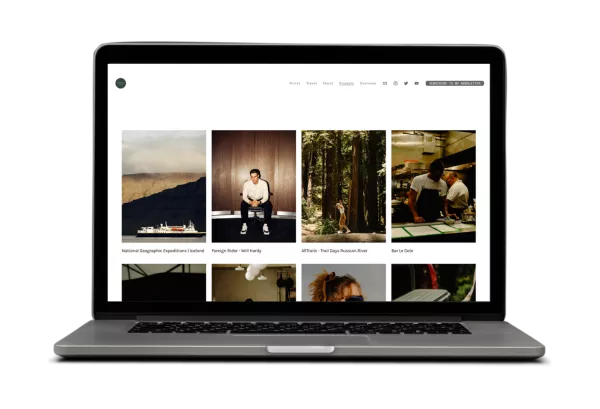 Inspirationsquelle Vince Laptop mit Fotos
